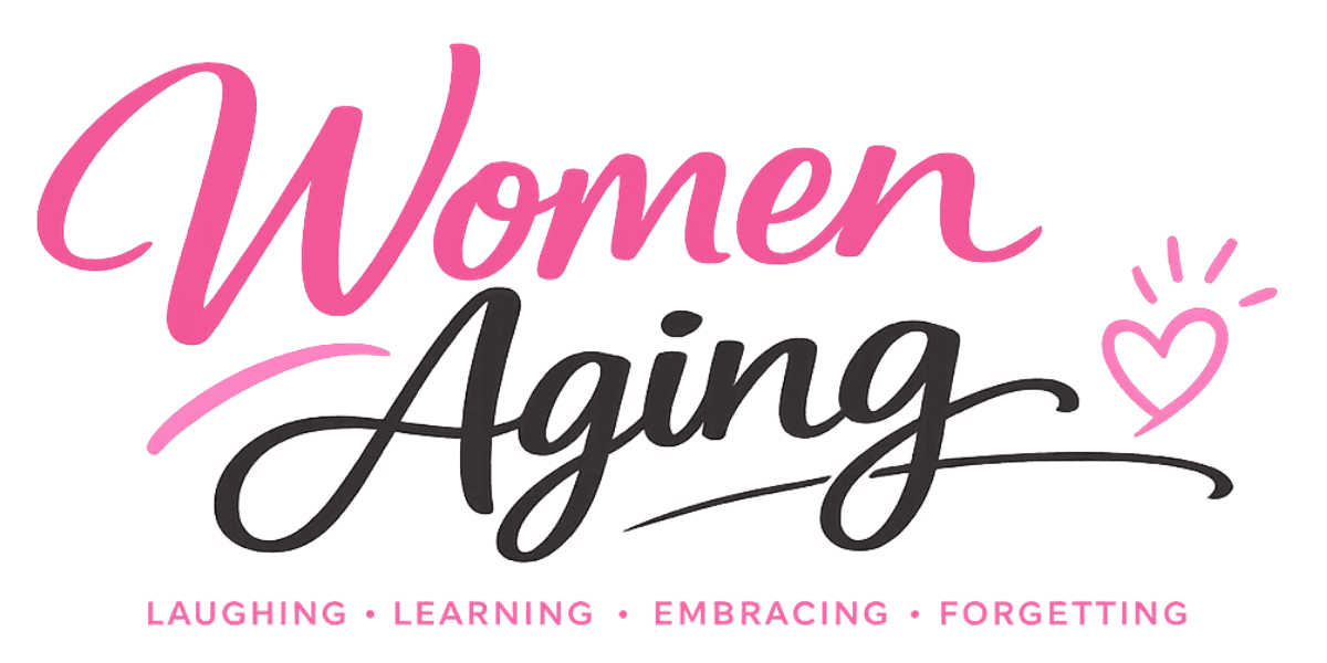 women aging logo